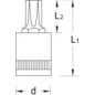 Nasadka Torx 1/4 cali Gedore, T20 - DPITX20T20