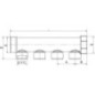 Internal threads, 4 outlets - DP344B