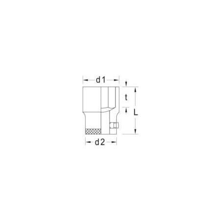 Steckschl.eins. 6-K.3/4-36mm - DP3236