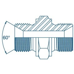 Adapter 1/4 BSP 3852A - DNB04A