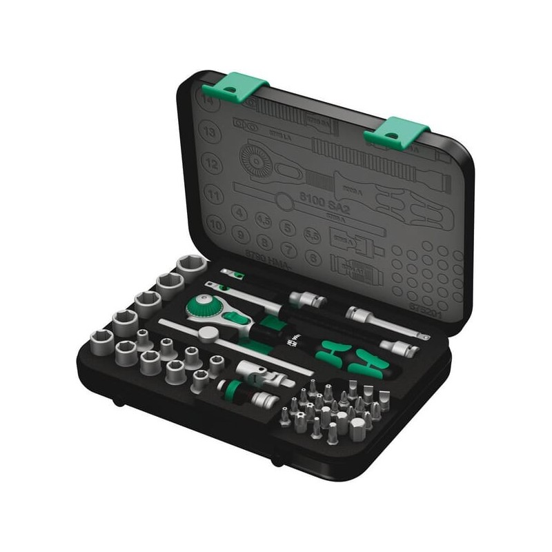 Socket sets 1/4 in 15 Pieces i - DP8100SA2 Socket sets 1/4 in 15 Pieces i - DP8100SA2