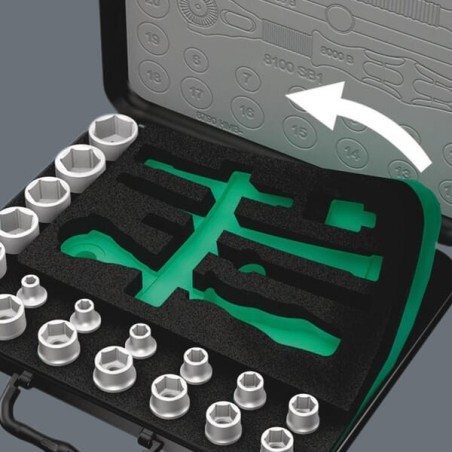 Socket sets 1/4 in 15 Pieces i - DP8100SA2