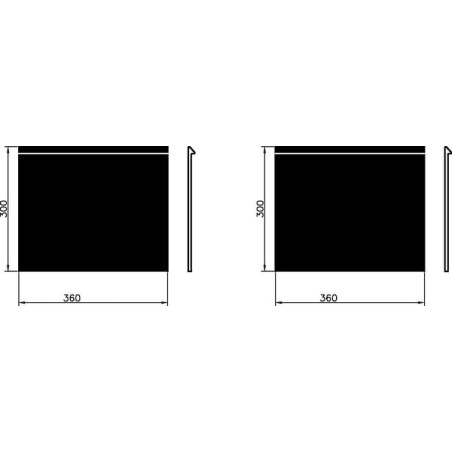 Trailer splash-guard 360x300mm - DL655078