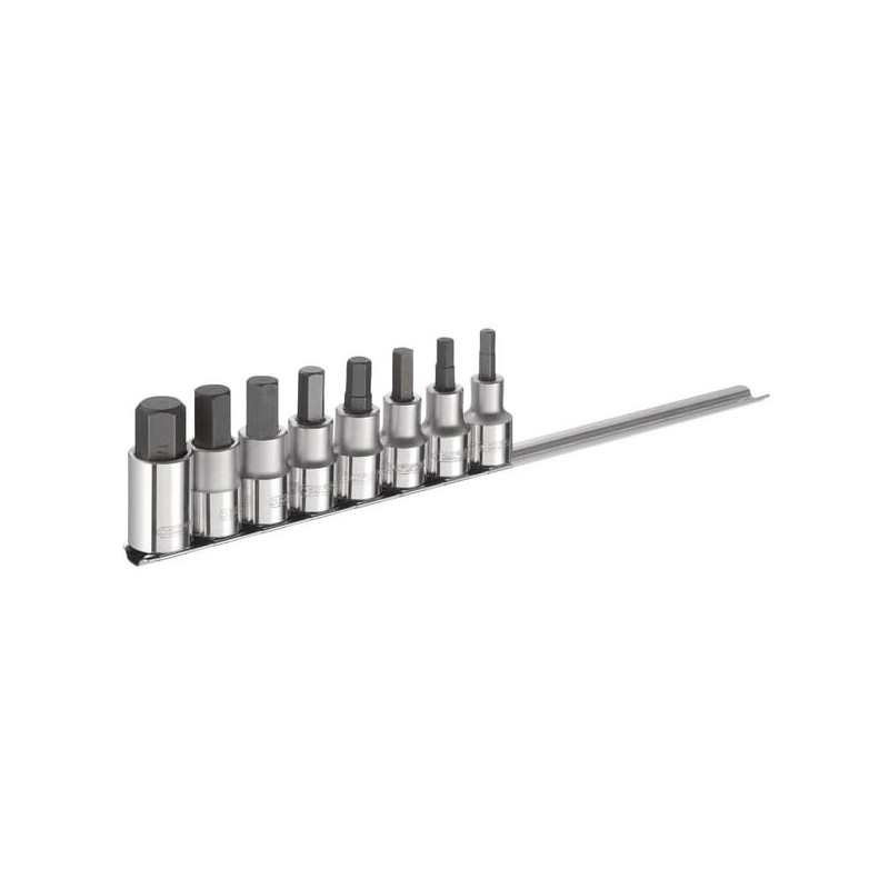 Socket set 1/2 inch 8-part - E032904 Socket set 1/2 inch 8-part - E032904