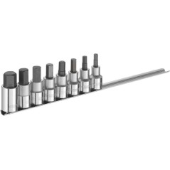 Socket set 1/2 inch 8-part - E032904