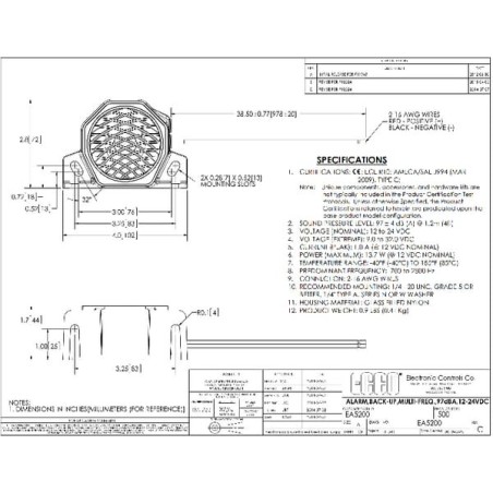Multifrequenter Rückfahralarm - EA5200