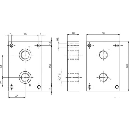 End plate EC 5402 - EC5402
