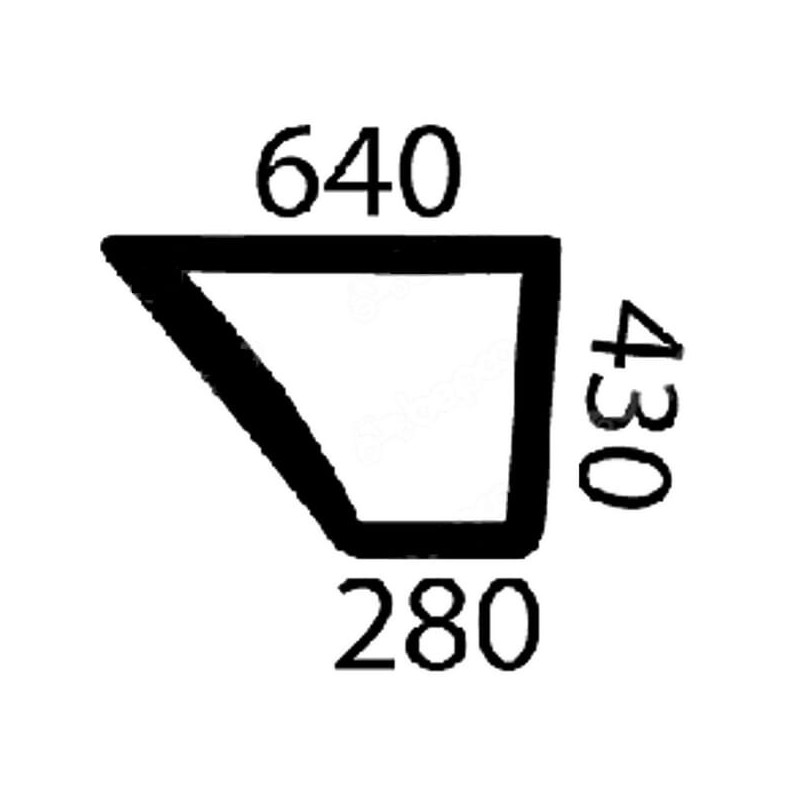 Glass, rh - E48362N Glass, rh - E48362N