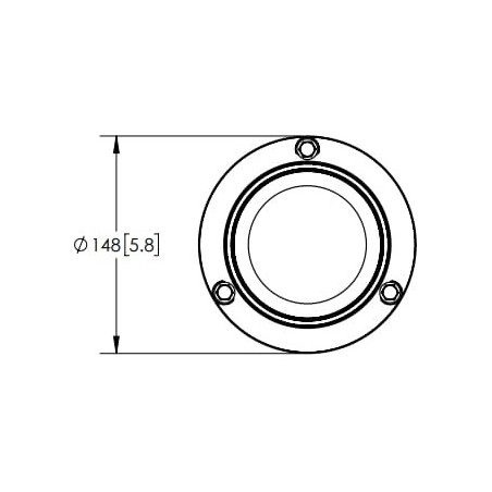Beacon LED, 12-24V, amber, magnetic, ECCOLED BRONZE ECCO - EB5013A