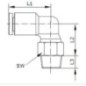 Push-in fitting - ECF1214P Push-in fitting - ECF1214P