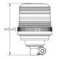 Beacon LED, 12-24V, amber, flexi pole, ECCOLED BRONZE ECCO - EB5012A