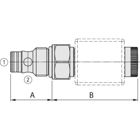 2/2-Ventil NO Patrone 70 l/min - EC10M10NB