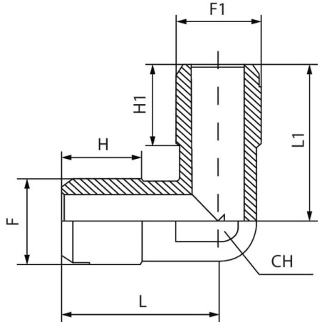 Winkelkupplung - EMM12
