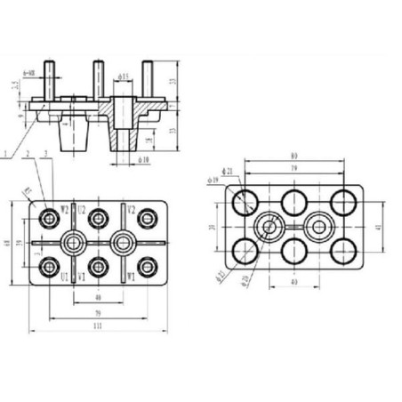 Connection strip - EM918007WGKR