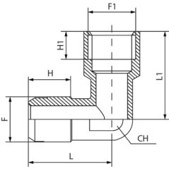 Winkelkupplung - EMF34