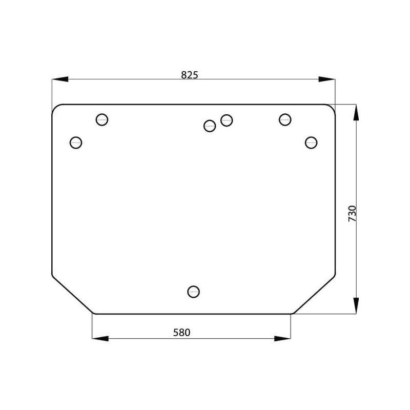 Rear window - ER200669N Rear window - ER200669N