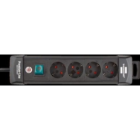 Premium-Steckdosen, schwarz - EM40100