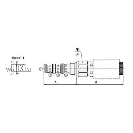 4/2 Ventilpatrone ER10M/10B - ER10M10B