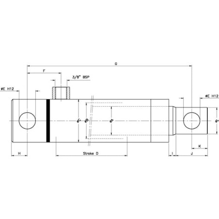 Zylinder EPL 30-300 CB-Serie - EPL30300CB