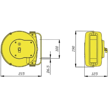 Kabeltrommel 51 mtr - 3x1,5mm - EM9004