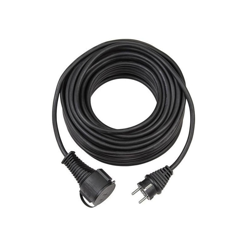 Przedłużacz elektyczny H05RR czarny 3x1.5 mm² Brennenstuhl, 5 m - EM1161420 Przedłużacz elektyczny H05RR czarny 3x1.5 mm² Brennenstuhl, 5 m - EM1161420