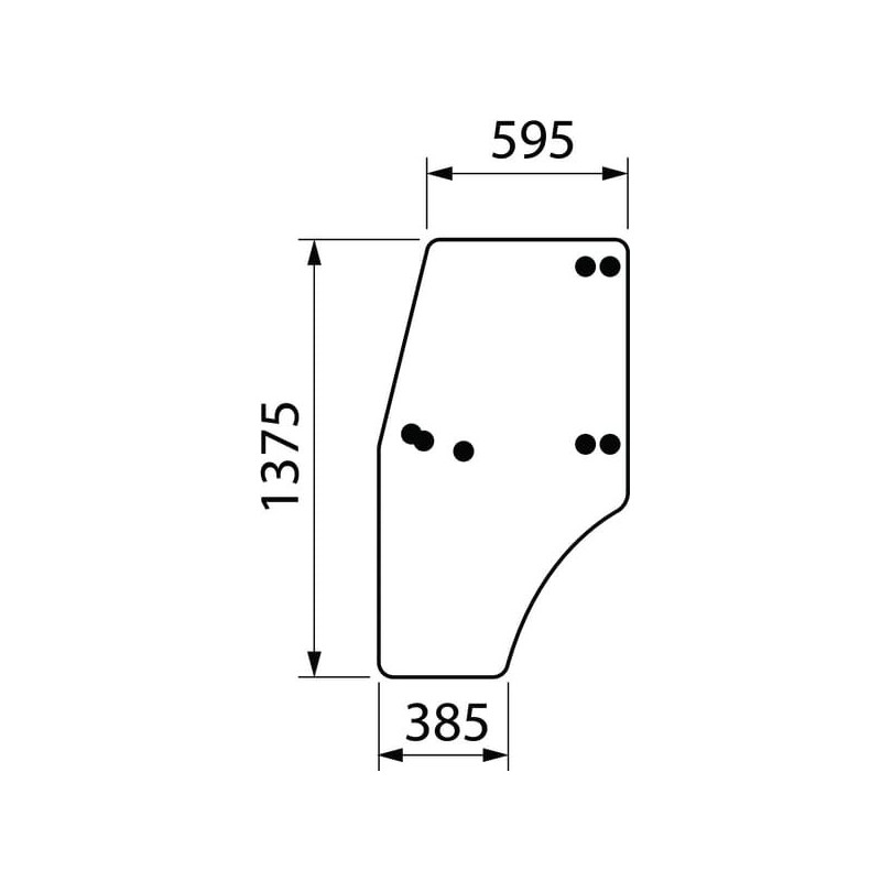 Türglas komplett - ER047754N Türglas komplett - ER047754N
