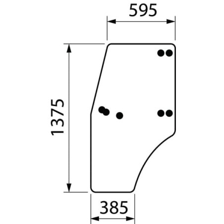 Complete door glazing - ER047754N