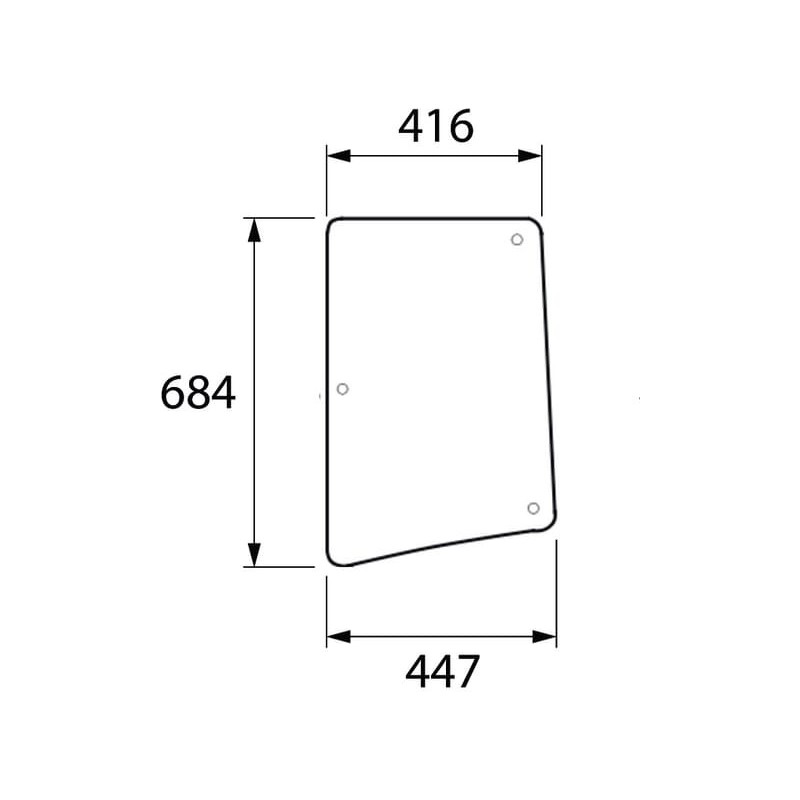 Side glass - ER047311N Side glass - ER047311N