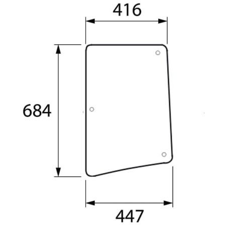 Side glass - ER047311N