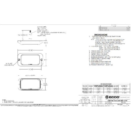 Directional flasher 8 LED 12/24V amber - ED3788A
