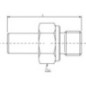 Coupling 12L R3/8 - EGES12LR38