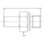 Coupling 12L M16 - EGES12LM16