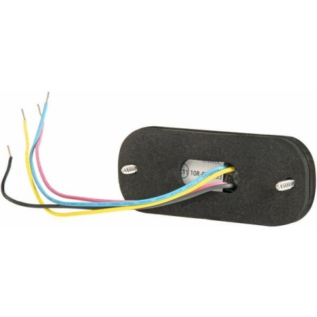 Lampa ostrzegawcza 3 LED 12/24V pomarańczowa - ED3703A