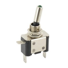 Flick switch on/off green LED - EL192226