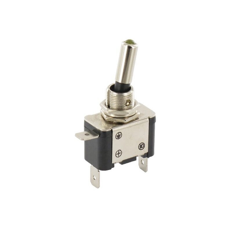 Flick switch on/off amber LED - EL192225 Flick switch on/off amber LED - EL192225
