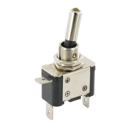 Flick switch on/off amber LED - EL192225