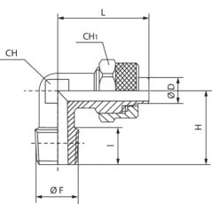 ECPOT818 Kramp, Brass 