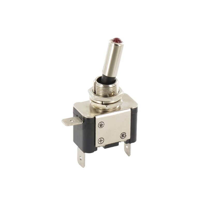 Flick switch on/off red LED - EL192227 Flick switch on/off red LED - EL192227