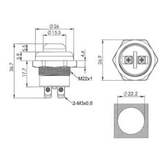 EL200100 Unbranded, Push button switches 