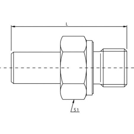 Coupling 6L R1/8 - EGES6LR18WD