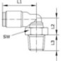 Push-in fitting - ECRMT4M5P Push-in fitting - ECRMT4M5P
