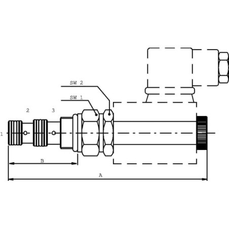 Wkład bez cewki 3/2 - EL08A1PB
