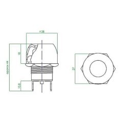 EL200220 Unbranded, Push button switches 