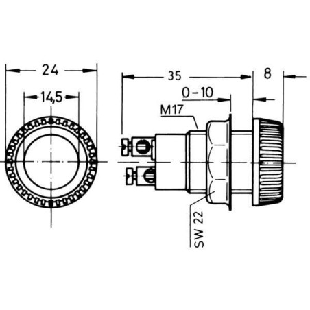 Kontrollleuchte - EL738600
