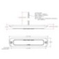 Warnleuchte 6 LEDs, bernsteinfarben - ED3705AMB