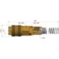 Quick-release coupling with spring guard 4x6mm - ESM4TQF