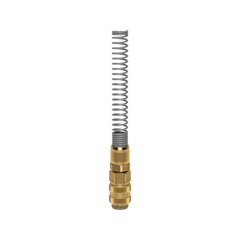 Quick-release coupling with spring guard 6x8mm - ESM6TQF