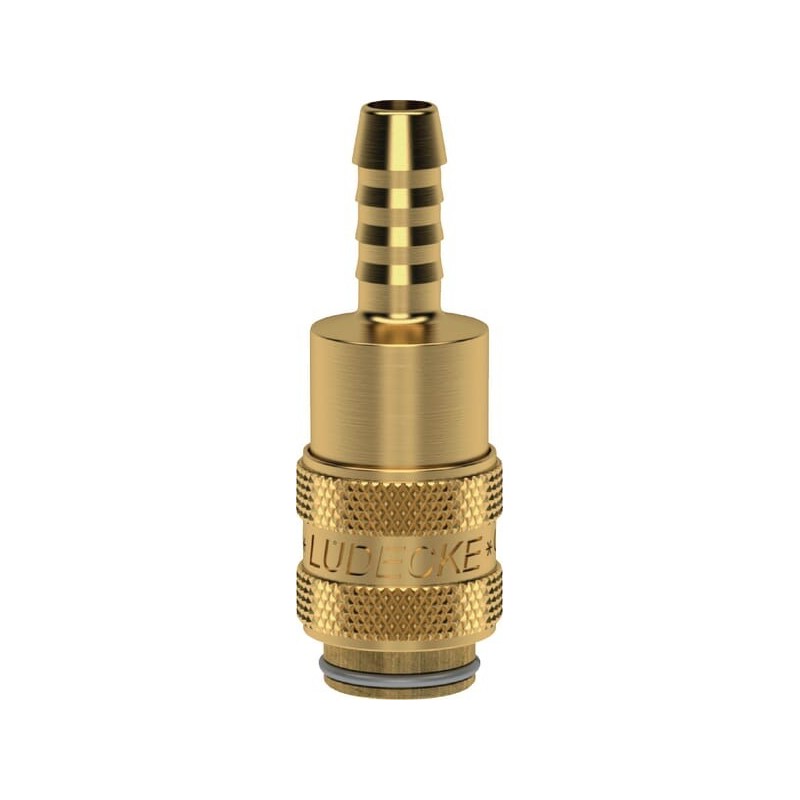 Quick release coupling with 8mm hosetail - ESM8T