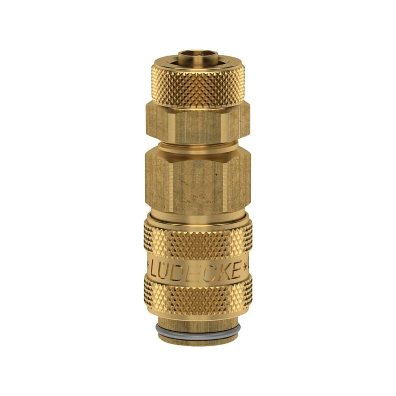 Quick-release coupling with squeeze nut 6x8mm - ESM6TQ