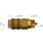 Quick-release coupling with squeeze nut 6x8mm - ESM6TQ